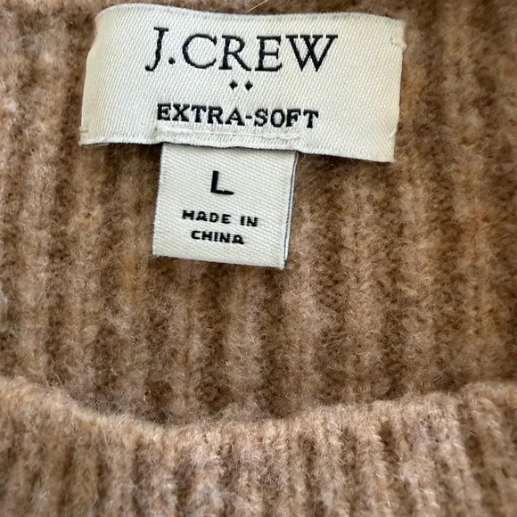 J.Crew Extra Soft Cozy Tan Sweater- Large - Picture 4 of 6